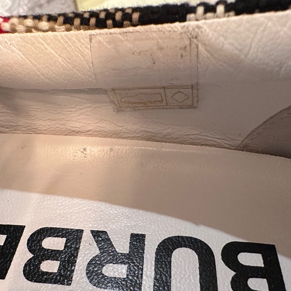 NWT BURBERRY Thomson Check Slip on Sneaker - Picture 9 of 12